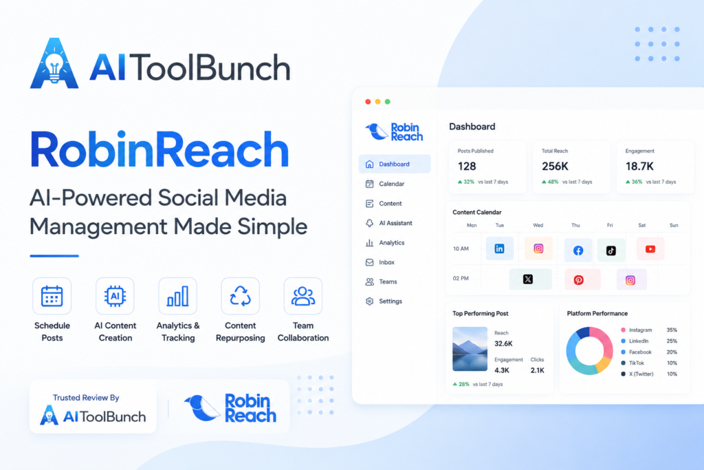 RobinReach Review 2026: One of the Best Social Media Management Tools for Agencies, Businesses & Digital Marketers